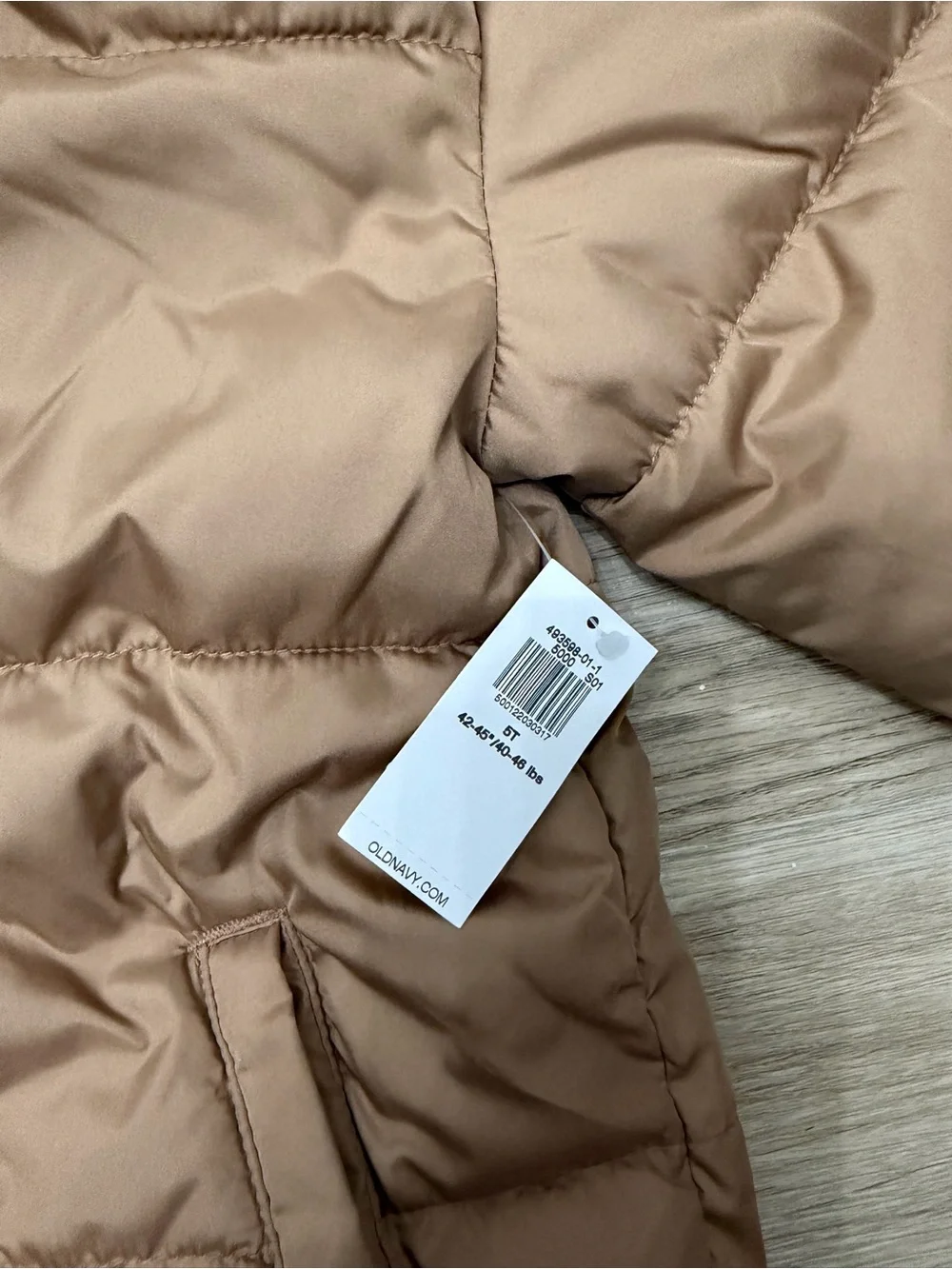 Old Navy Kids' Hooded Puffer Jacket - Brown